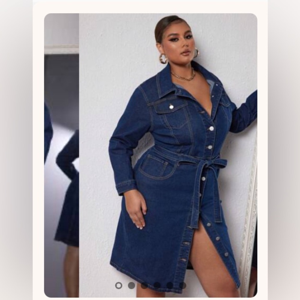 Shein Denim Dress! Stretchy! Perfect for Fall/Winter